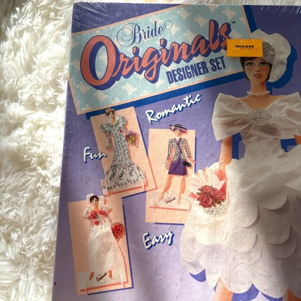 Vintage 1991 paper doll kit toy gift set bridal bride wedding new in box sealed